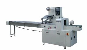 Máquina de embalagem de fluxo horizontal de presente